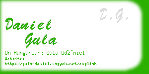 daniel gula business card